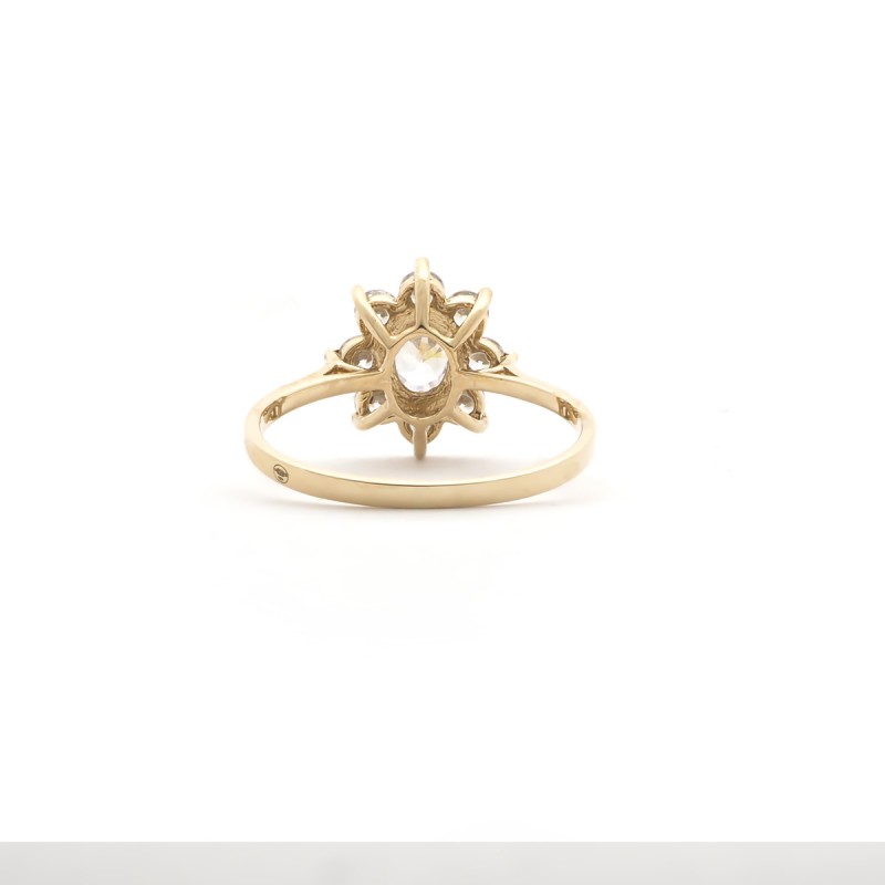 Bague femme Carador Or 375/000 et Oxyde de zirconium