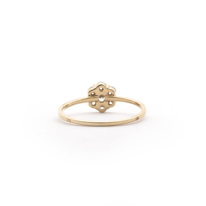 Bague femme Carador Or 375/000 et Oxyde de zirconium