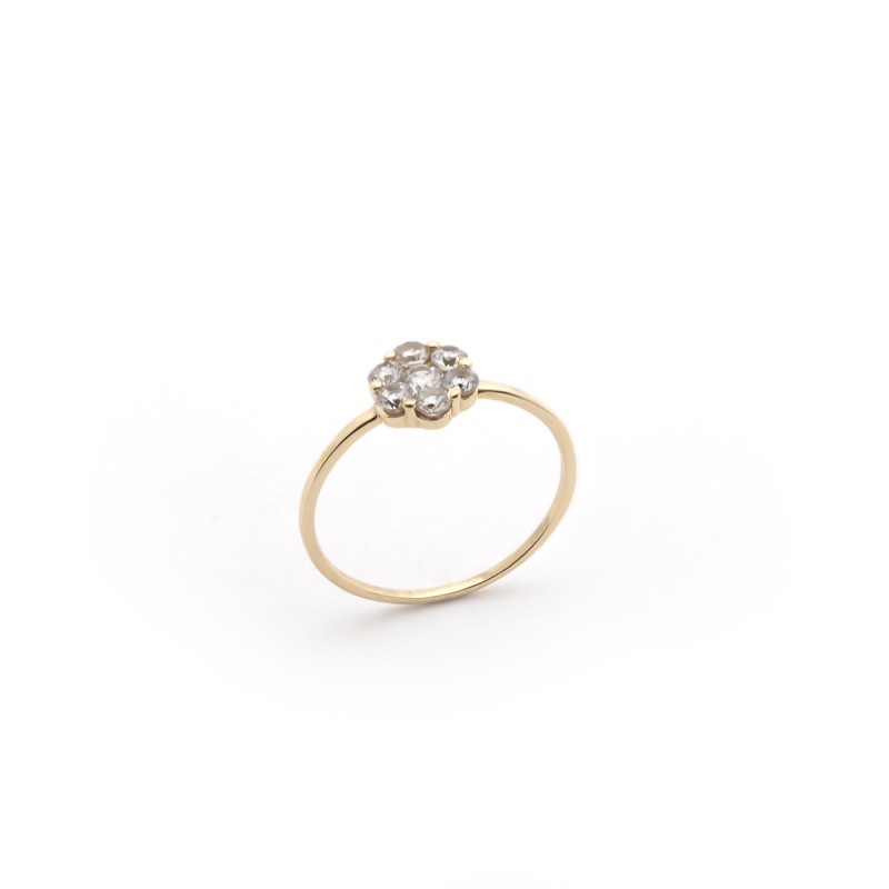 Bague femme Carador Or 375/000 et Oxyde de zirconium
