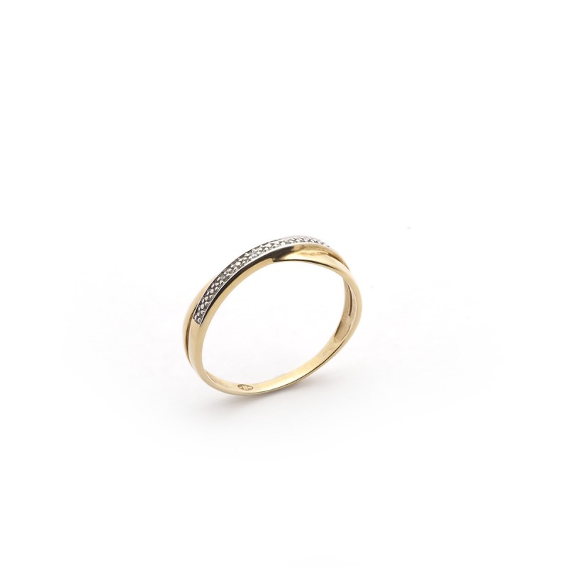 Bague femme Carador Or 375/000 et Oxyde de zirconium