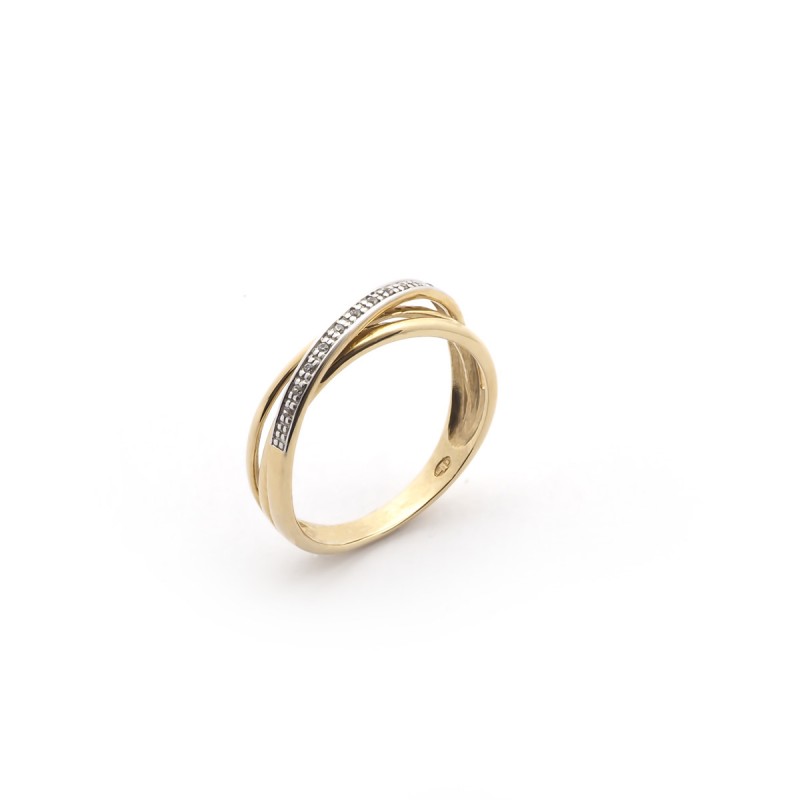 Bague femme Carador Or 375/000 et Oxyde de zirconium