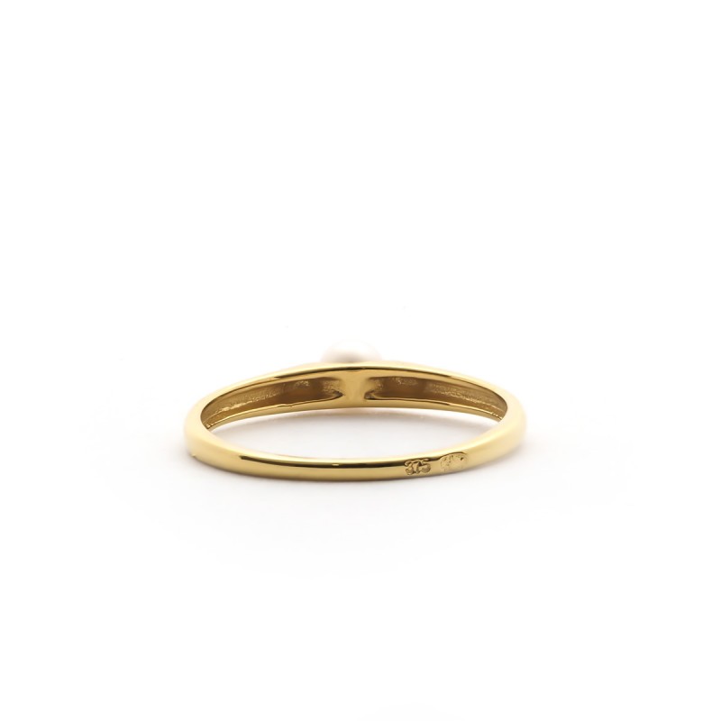 Bague femme carador Or jaune 375/000 et perle