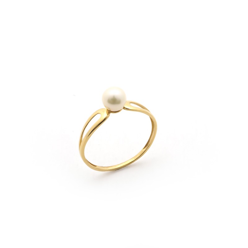 Bague femme carador Or jaune 375/000 et perle