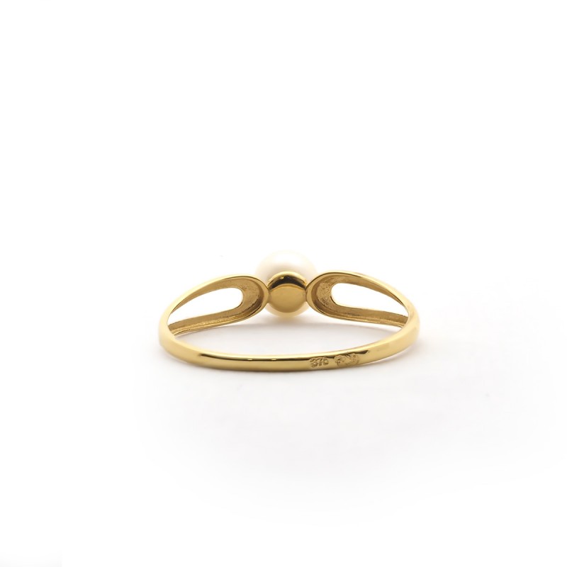 Bague femme carador Or jaune 375/000 et perle