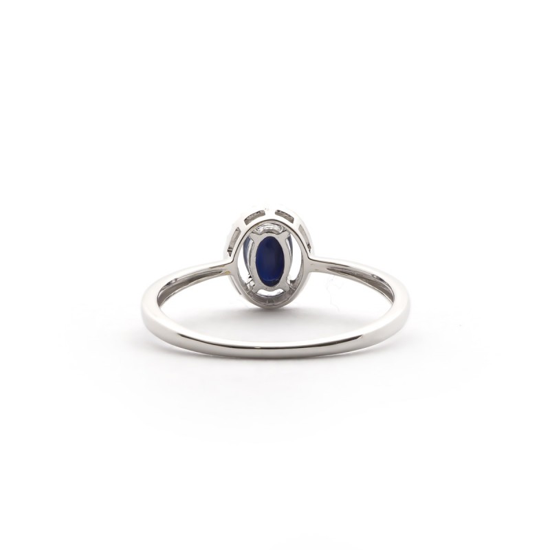 Bague Carador Diamant et Saphir Or blanc 375/000