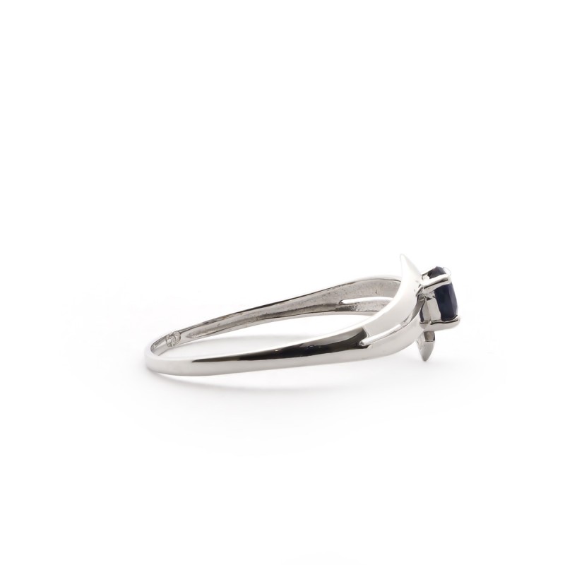 Bague Carador Saphir 0.25 cts et or blanc 375/000