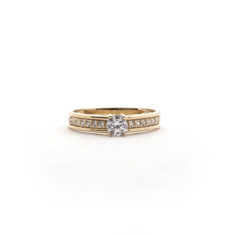 Bague femme Carador Or 375/000 et Oxyde de zirconium