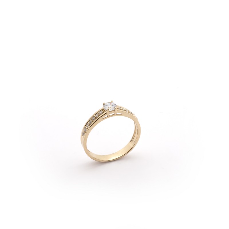 Bague femme Carador Or 375/000 et Oxyde de zirconium
