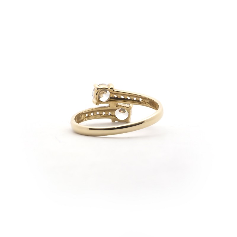 Bague femme Carador Or 375/000 et Oxyde de zirconium