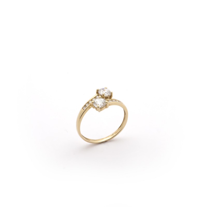 Bague femme Carador Or 375/000 et Oxyde de zirconium