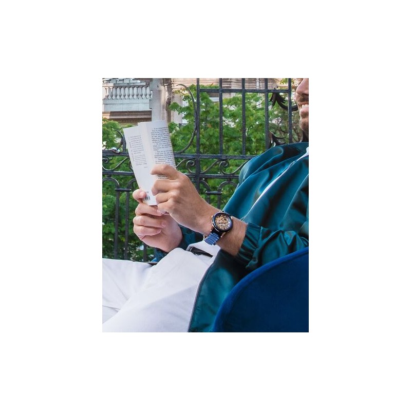 Montre Homme Pierre Lannier AUTOMATIC Cadran Bleu