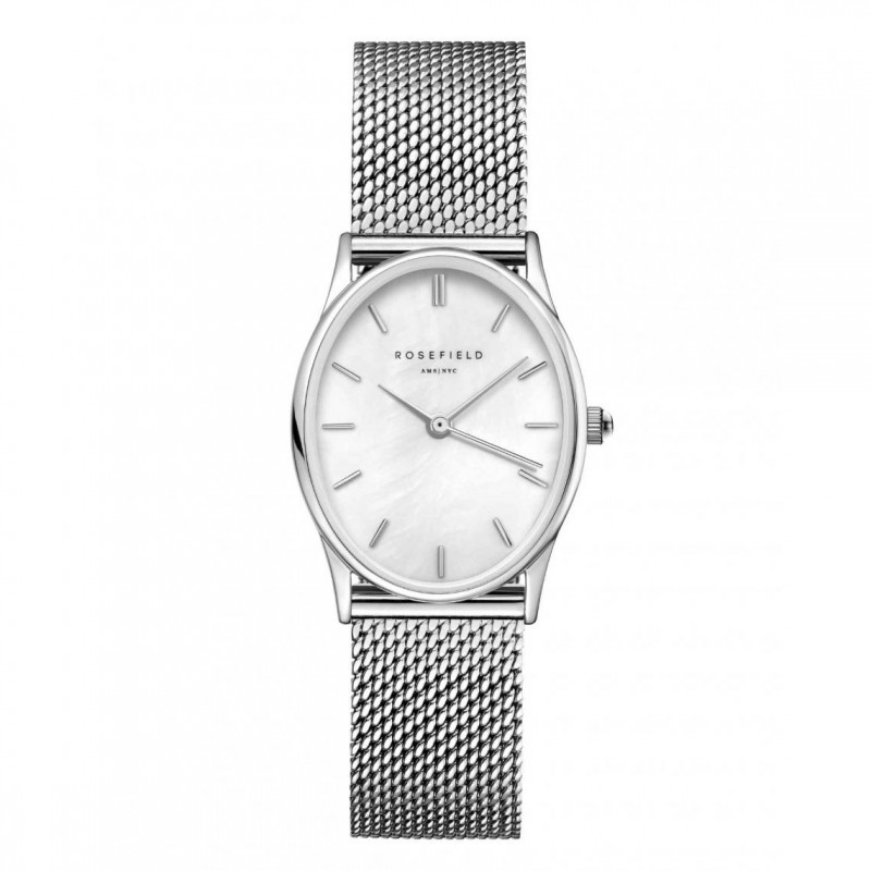 Montre Femme Rosefield Oval Bracelet en Acier