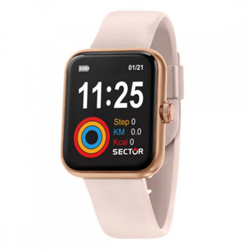 Montre Connectée Mixte Sector Bracelet Rose