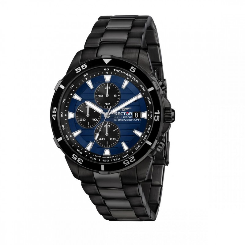 Montre Homme Sector Bracelet en Acier Noir