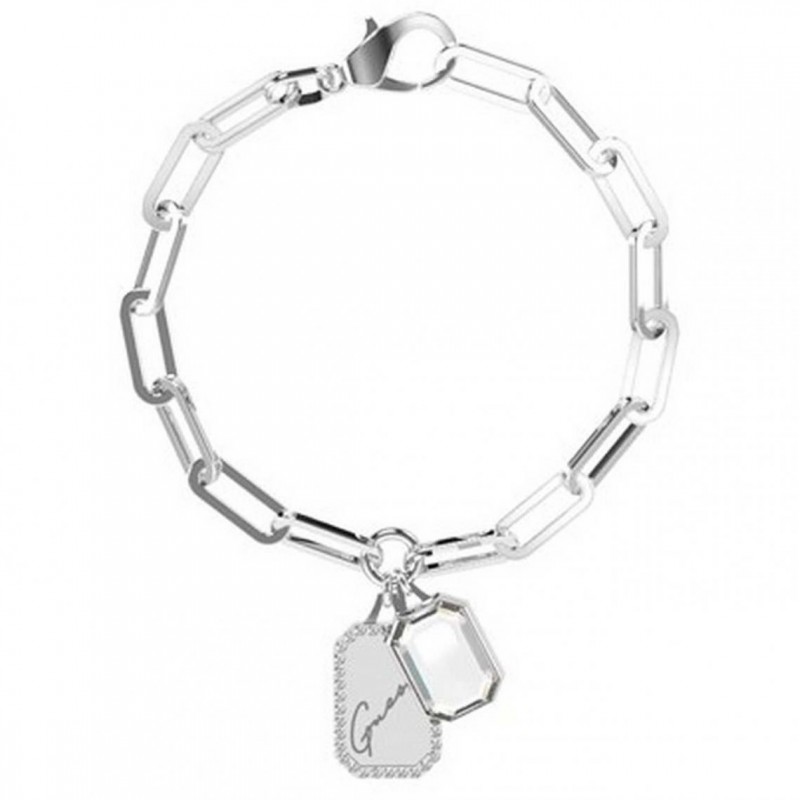Bracelet Femme Guess Argenté Collection Cristal Tag
