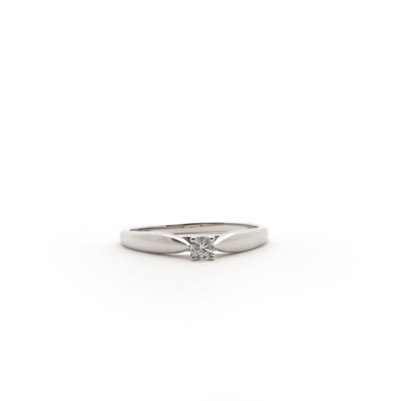 Bague Femme Solitaire Diamant 0.10 cts