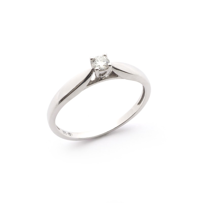 Bague Femme Solitaire Diamant 0.10 cts