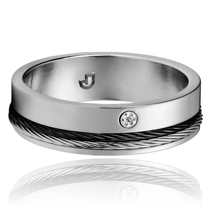 Bague Homme HEIMDALL Jourdan - En Acier - Avec Diamant