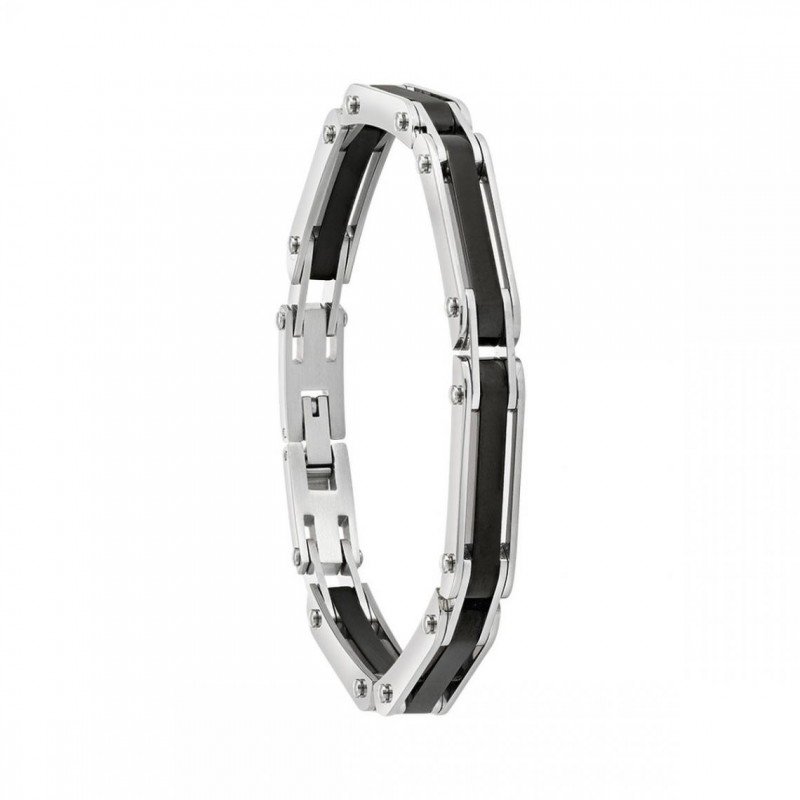 Bracelet Homme Jourdan en Acier Argent Collection EL CASTILLO