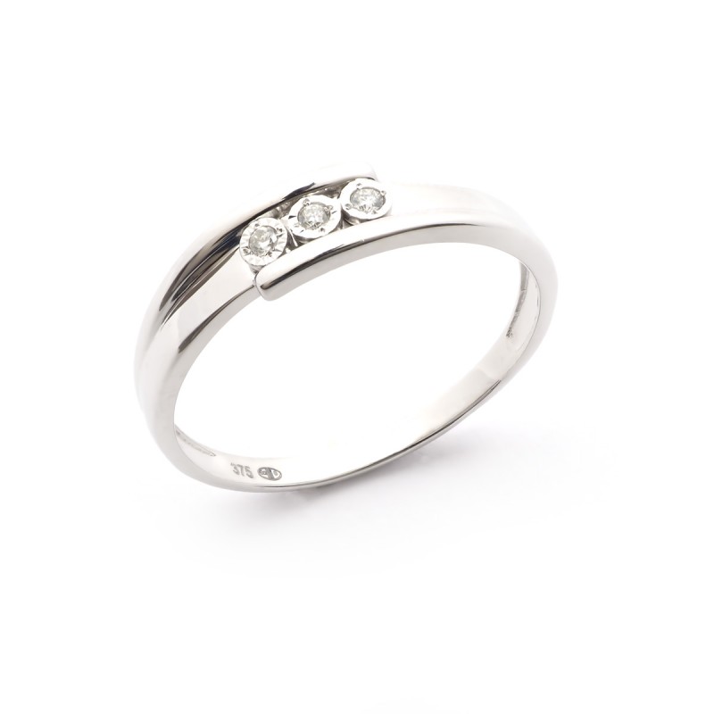 BAGUE TRILOGIE DIAMANT 0 05CTS G-P1