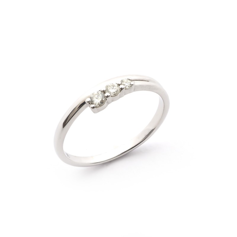 Bague Femme Diamant 0.12 cts G-P1