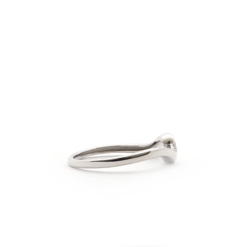 Bague solitaire femme Carador Or blanc 375/000 et DIAMANT 0.16CTS