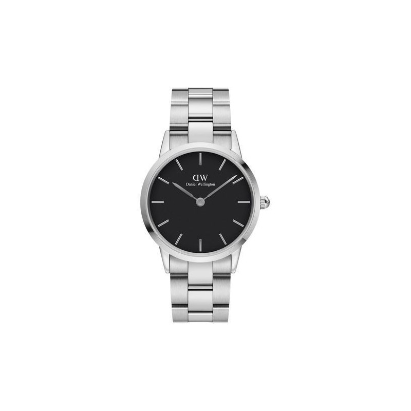 Montre Femme Daniel Wellington Collection Iconic Link 36 - Silver Black