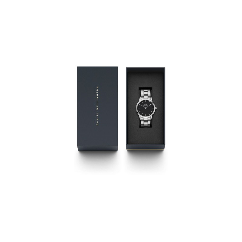 Montre Femme Daniel Wellington Collection Iconic Link 36 - Silver Black