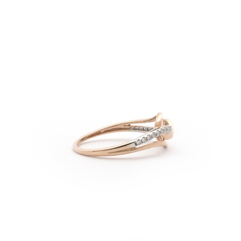 Bague Femme carador en or blanc et rose 375/000 et Diamant