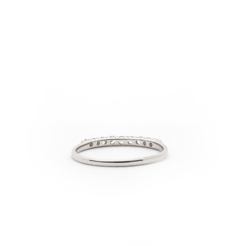 Bague Carador femme en Or Blanc 375/000 et oxyde de zirconium