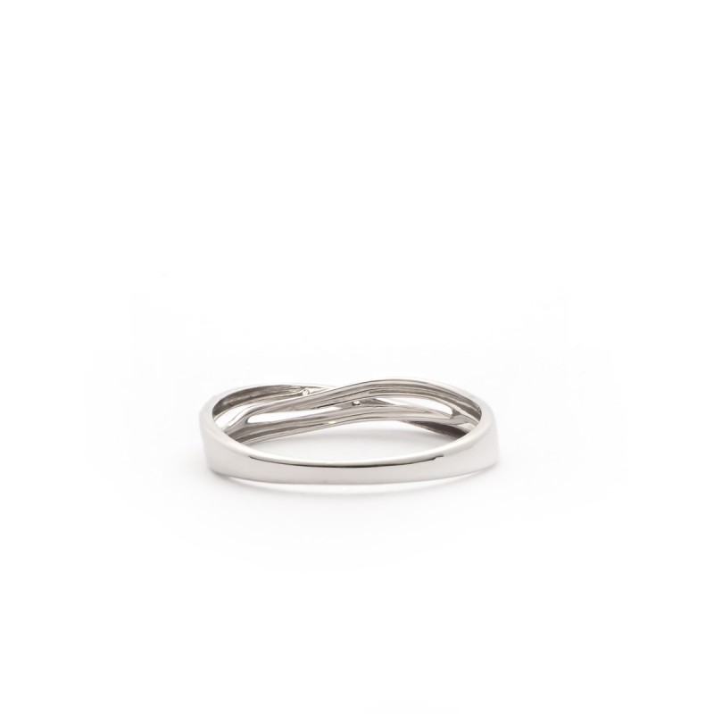Bague Carador femme en Or Blanc 375/000 et oxyde de zirconium