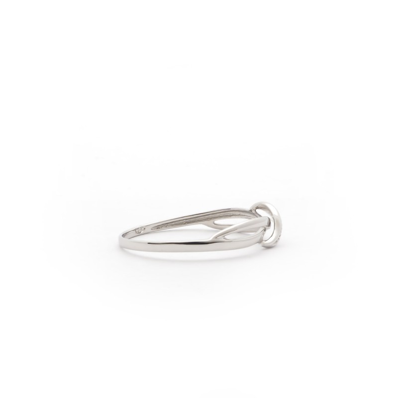 Bague Carador femme en Or Blanc 375/000 et oxyde de zirconium