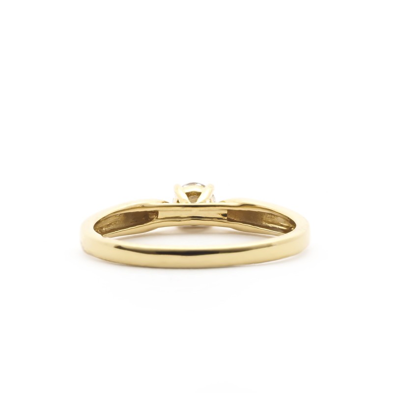 Bague Carador Or jaune 750/000 et Diamant 0,3 ct