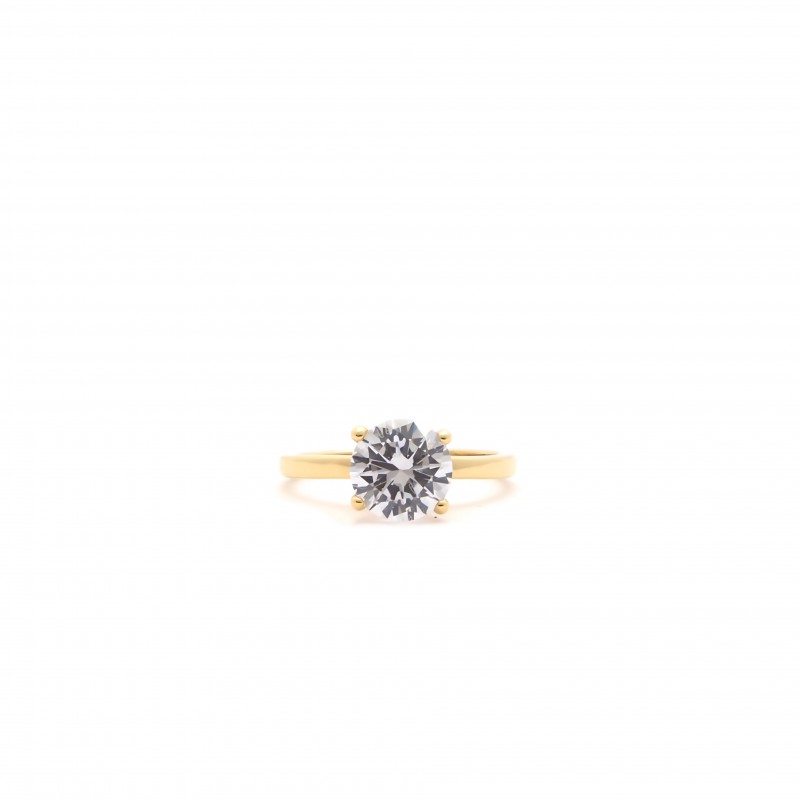 Solitaire Carador Plaqué or Jaune