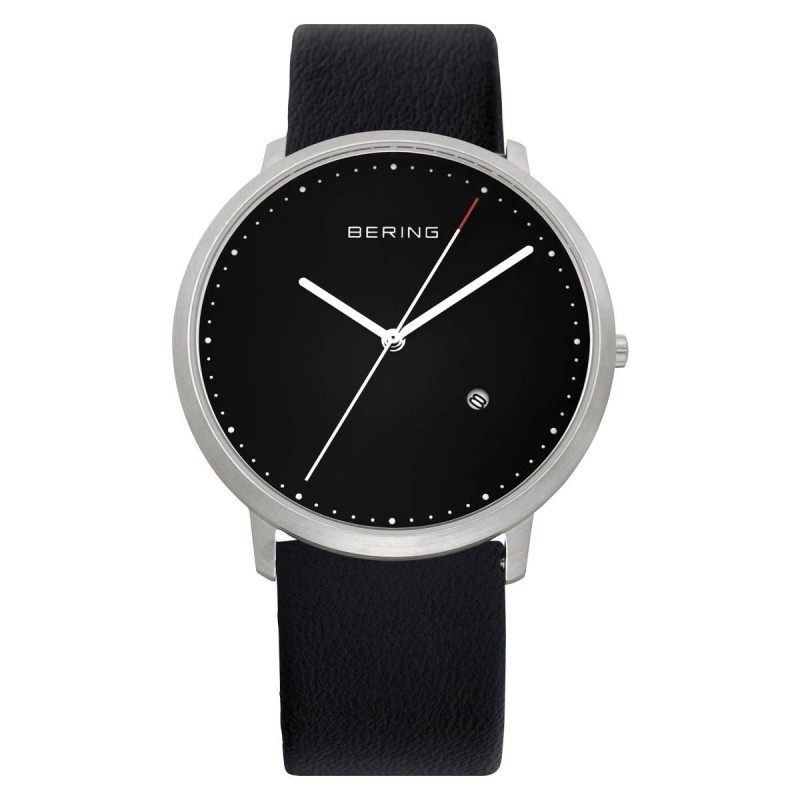 Montre Homme BERING  en Cuir Noir