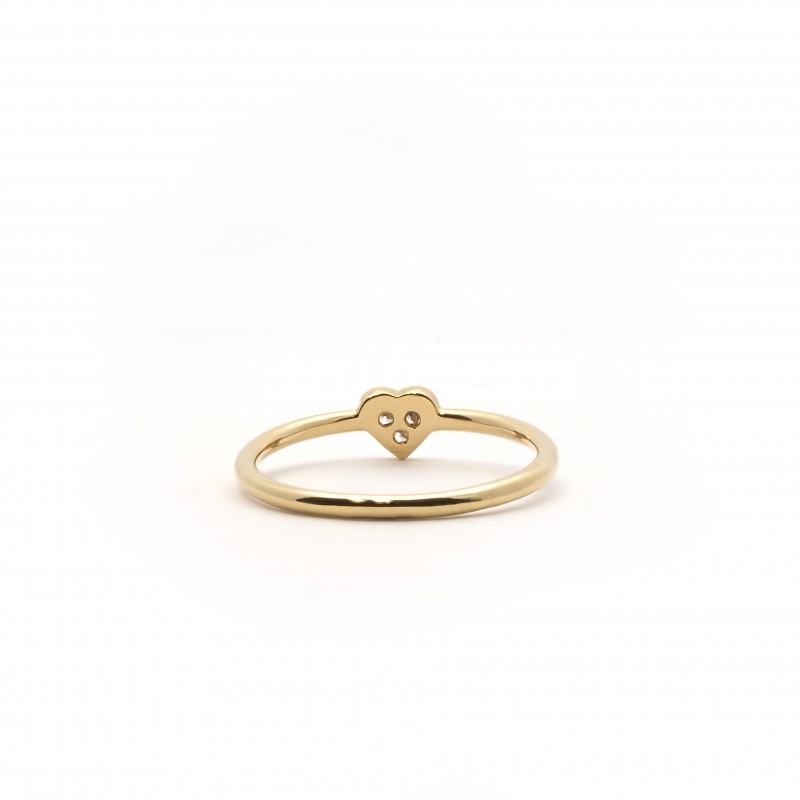 Bague Carador Coeur plaqué or