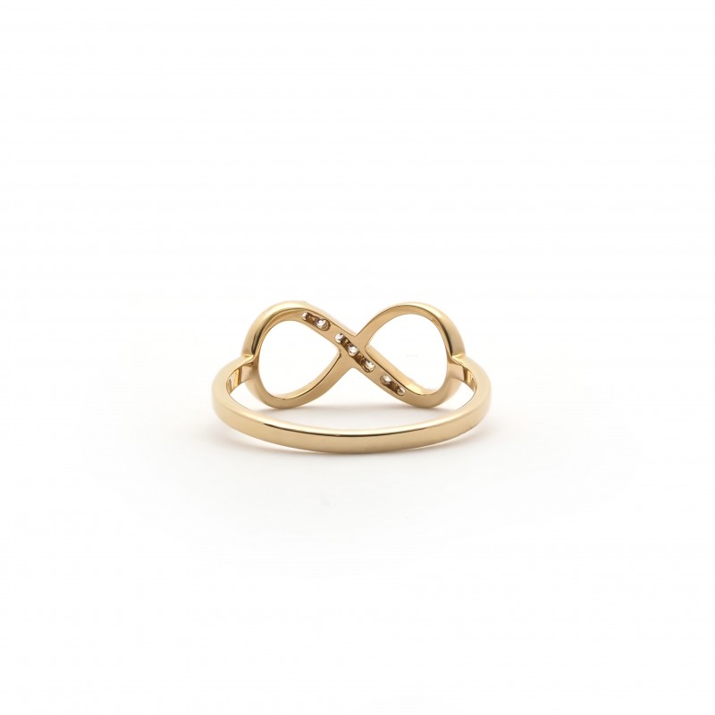 Bague Femme en Plaqué Or et Oxyde de Zirconium