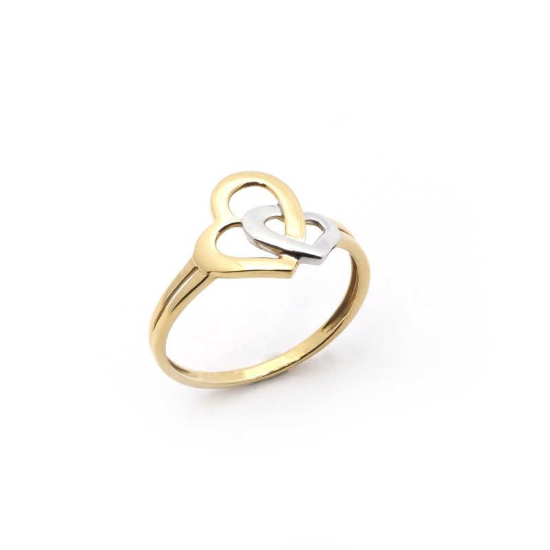 Carador - Bague Or 375/000 Bicolore