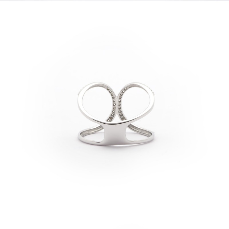 Bague Atelier 17 Pure or blanc 375/000 et diamants