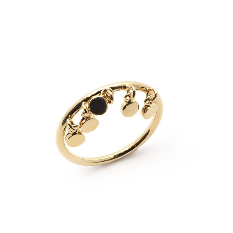 Bague Carador pampilles en plaqué or