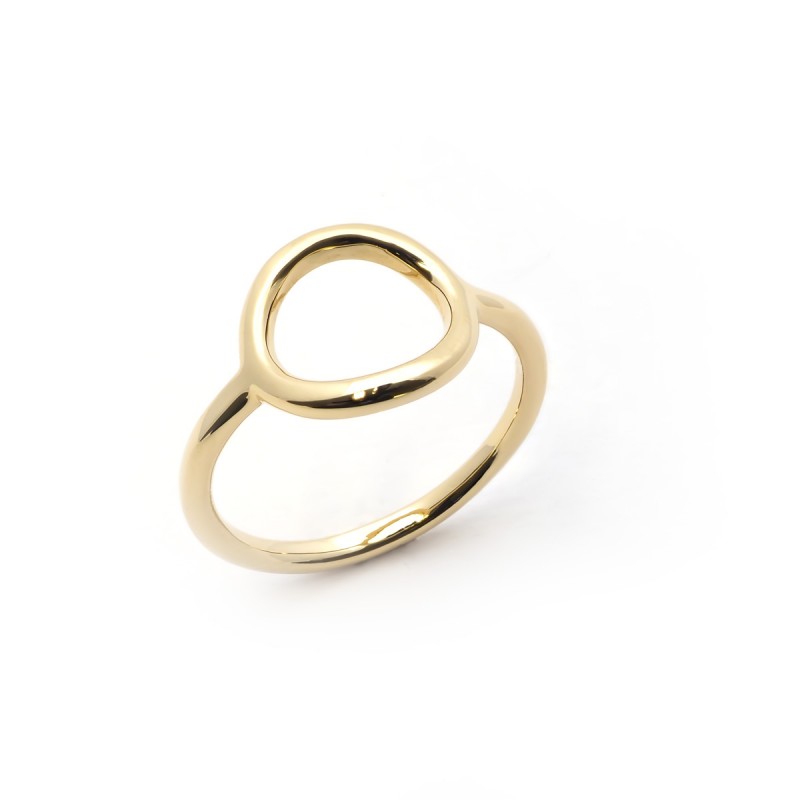 Bague Carador cercle en plaqué or