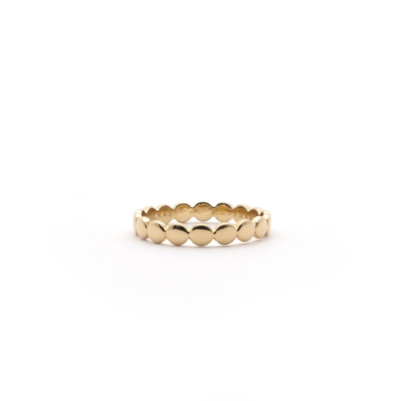 Bague Plaqué Or Carador Pastilles