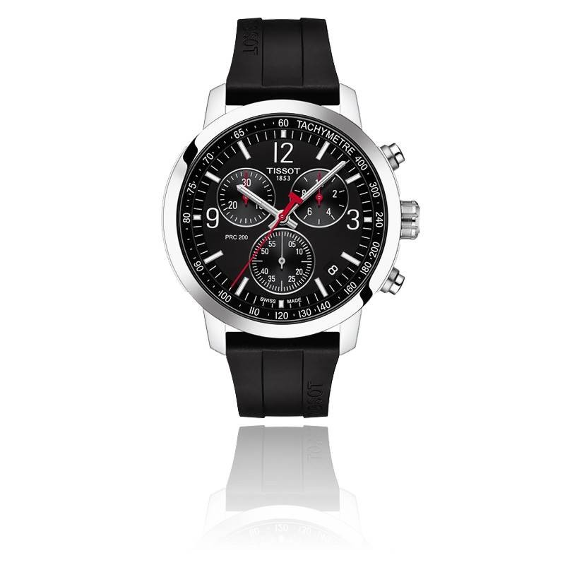 Montre Homme Tissot Chronographe Bracelet Noir