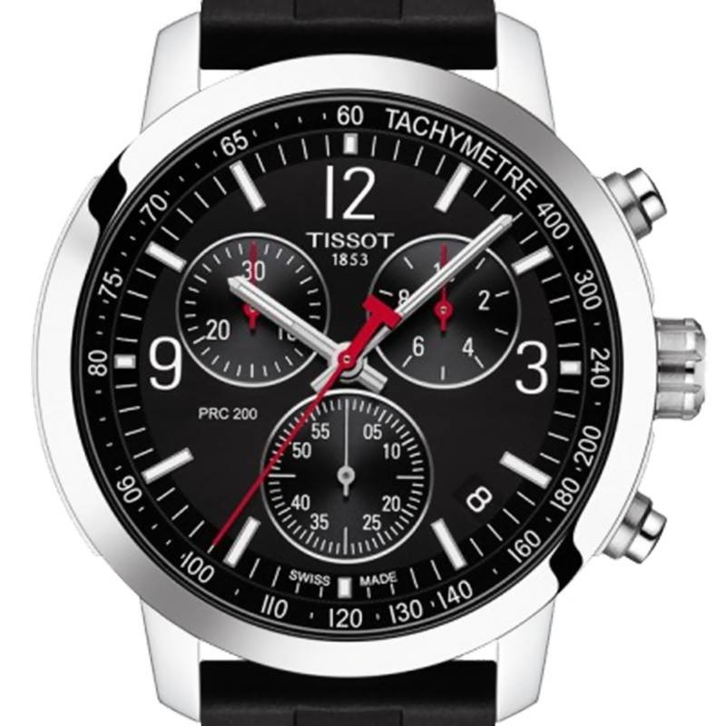 Montre Homme Tissot Chronographe Bracelet Noir