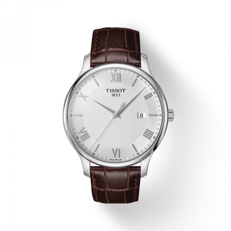 Montre Homme Tissot Bracelet en Cuir Marron
