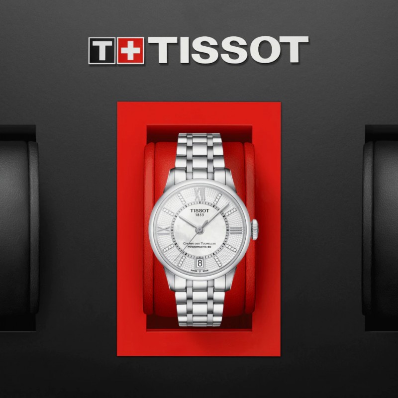 MONTRE FEMME TISSOT CHEMIN DES TOURELLES POWERMATIC 80 LADY