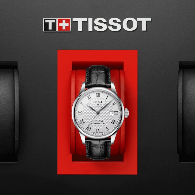 Montre Homme Tissot LE LOCLE POWERMATIC 80 Bracelet en Cuir