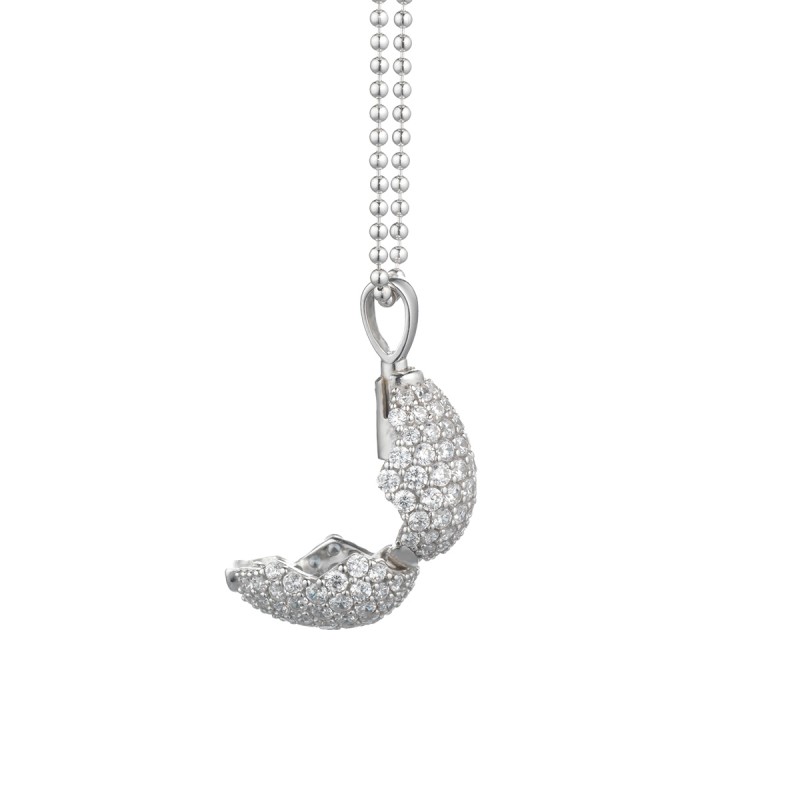 Collier femme Tsar en argent et zircons