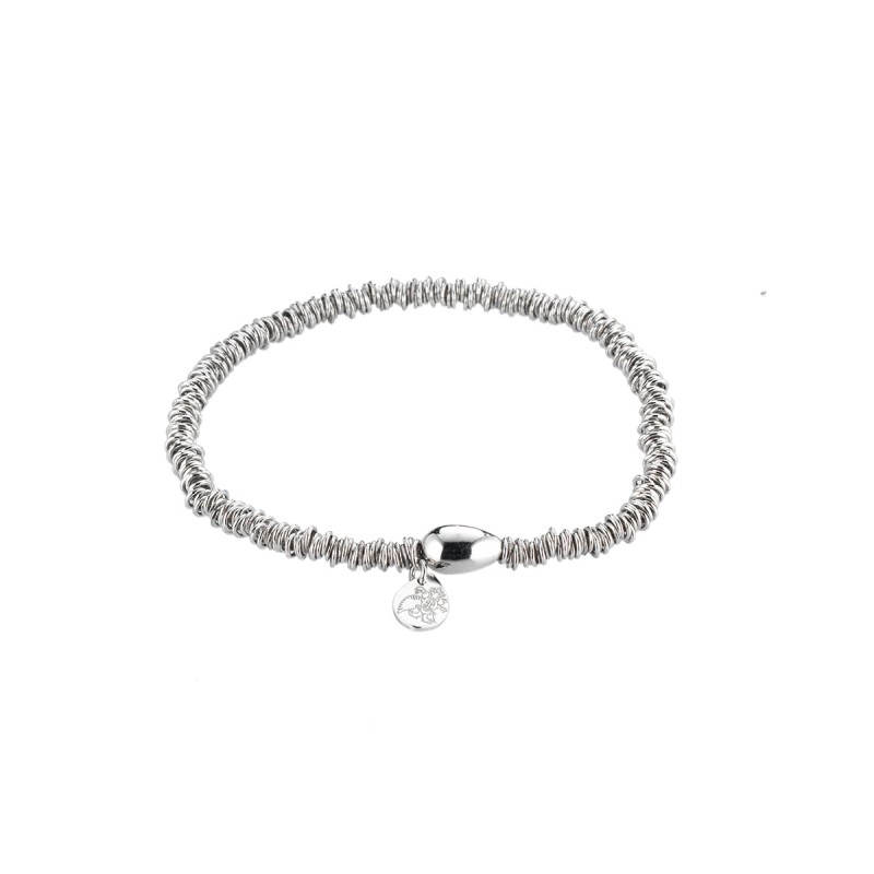 Bracelet élastique femme Tsar en argent