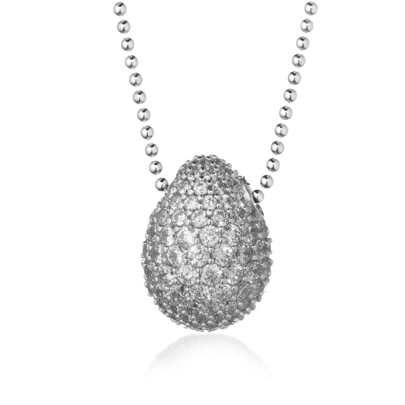 Collier femme Tsar en argent et zircons